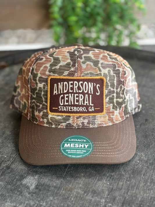 Andersons All Mesh Hat Duck Camo