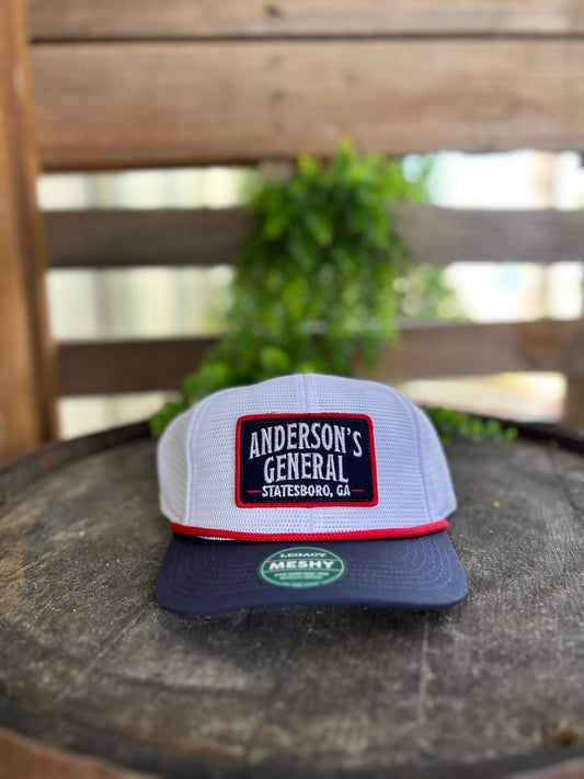 Andersons All Mesh Trucker Hat White