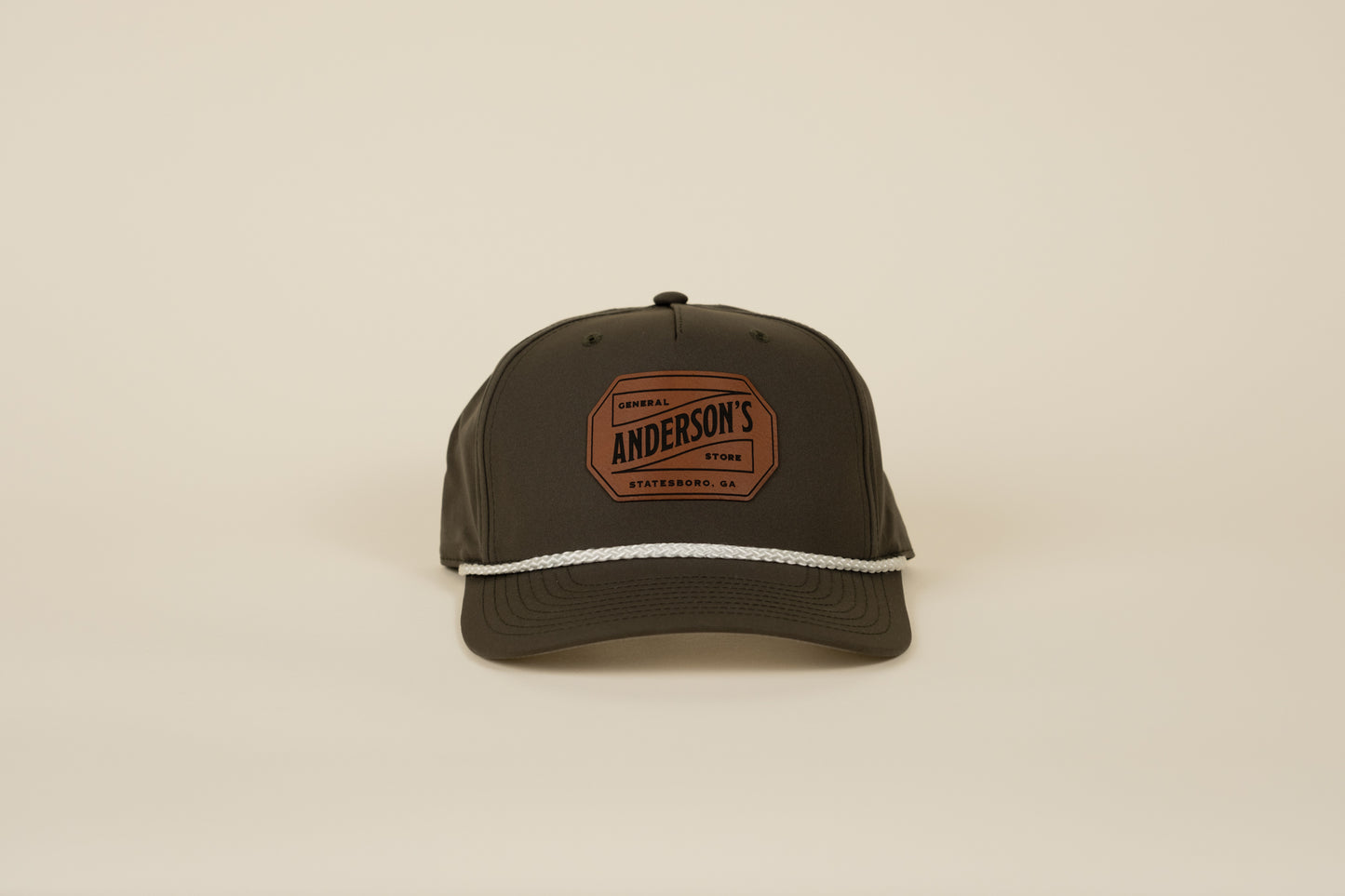 Leather Logo Patch Rope Hat (Richardson)
