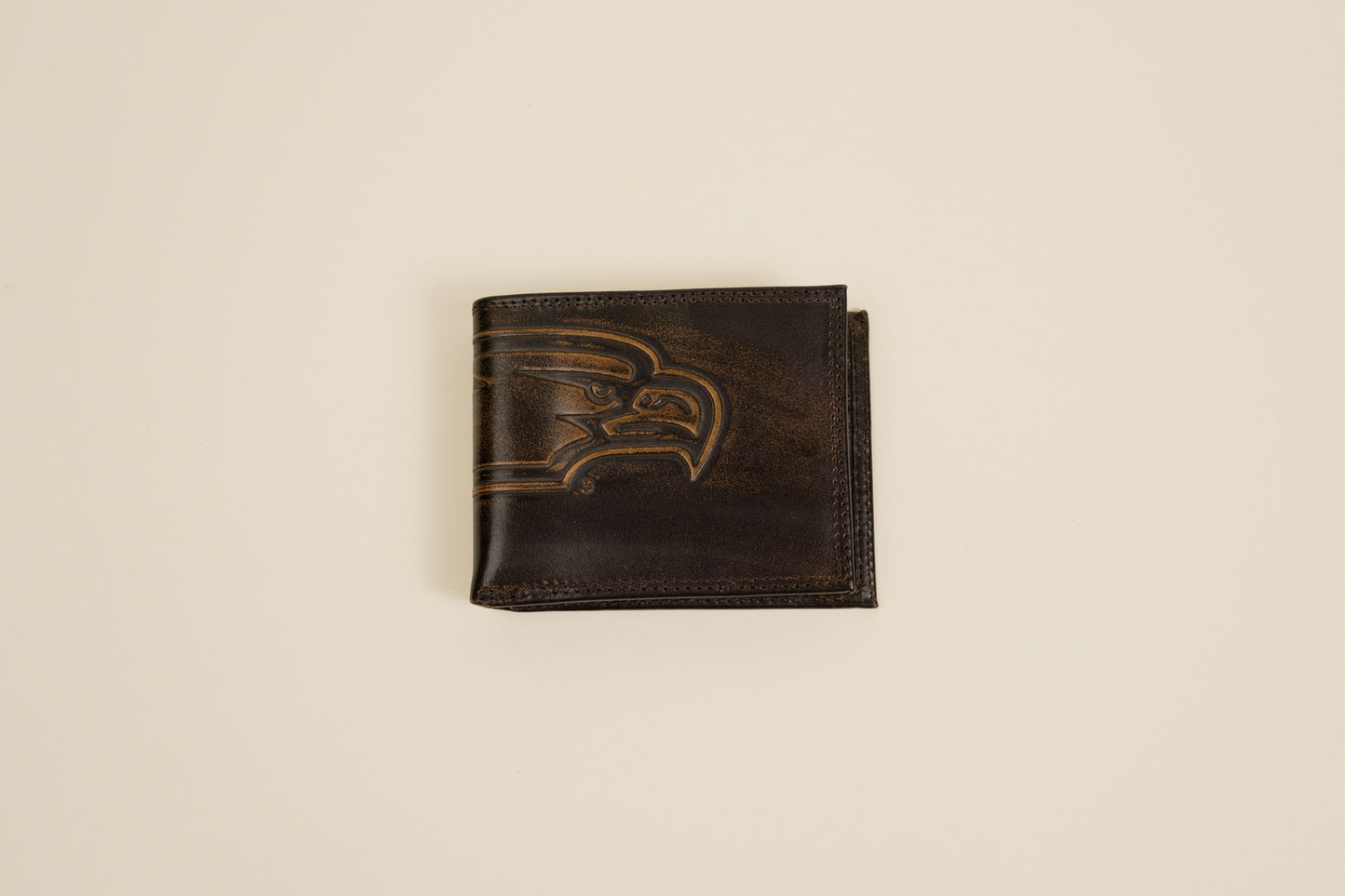 Burnished Antique Bi-fold Wallet