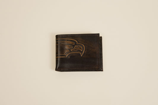 Burnished Antique Bi-fold Wallet