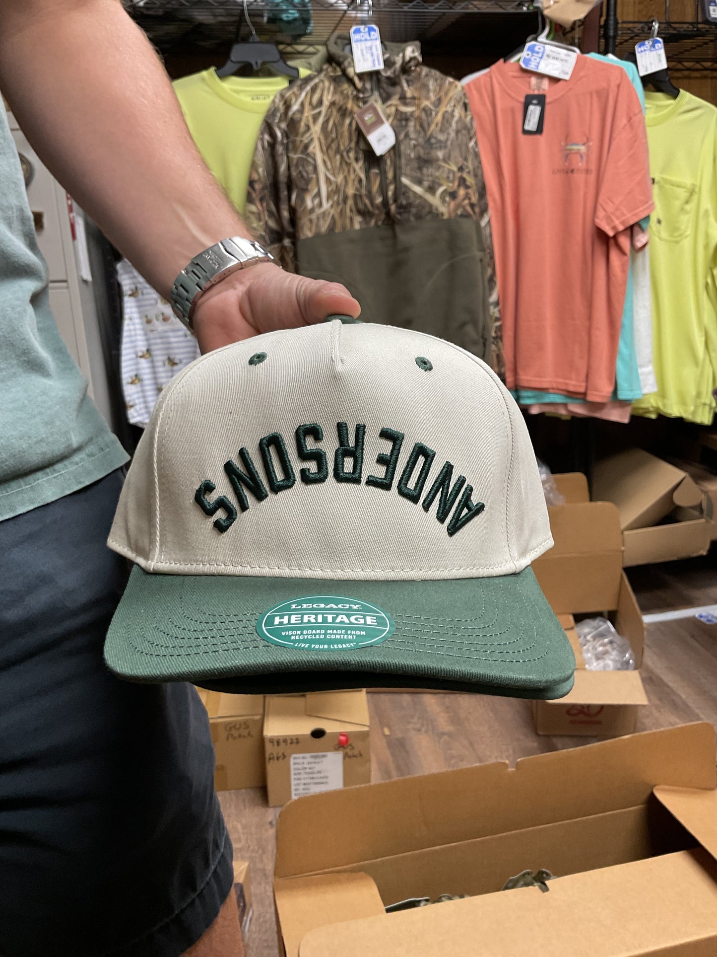 L2 AGS Stone/Green Upside Down