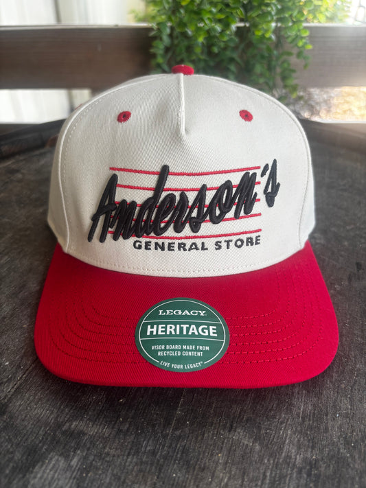Andersons Signee Hat Stone/Red/Black