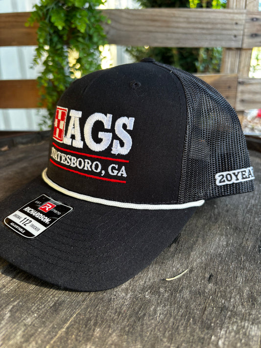 Ags 20th Anniversary Trucker Hat Black
