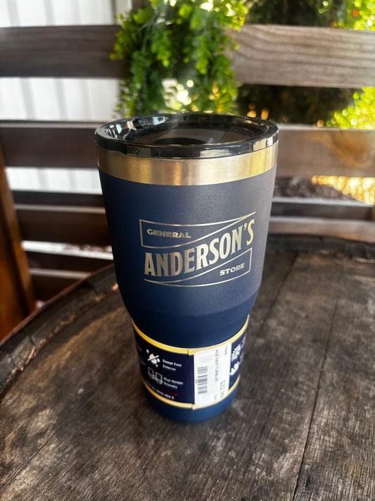 AGS Navy Tumbler