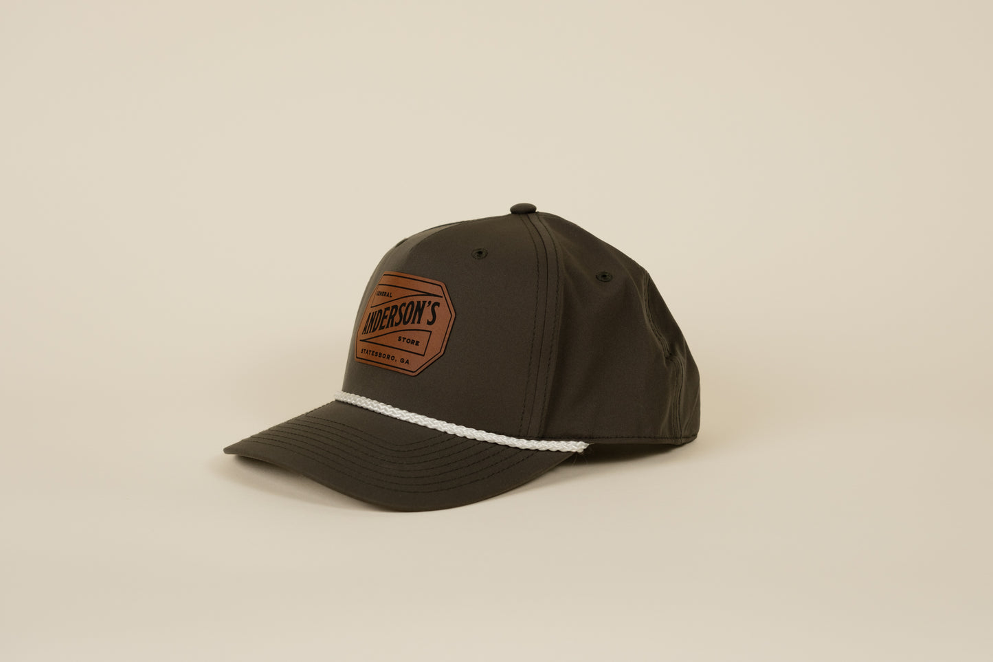 Leather Logo Patch Rope Hat (Richardson)