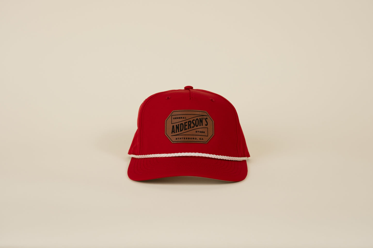 Leather Logo Patch Rope Hat (Richardson)